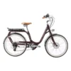 Vélo électrique Peugeot e-Legend eLC01 Central 26" 2023 - Aubergine