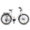 Engwe P275 ST 250W 27.5" Ananda Mid-drive Motor City E-bike 19.2 Ah Batterie Samsung - Blanc