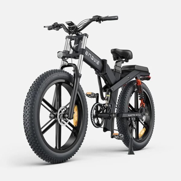 Engwe X26 1000W 26" Fat Bike Pliable E-Mountain Bike Double Batteries EMTB – Image 10