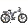 Engwe X26 1000W 26" Fat Bike Pliable E-Mountain Bike Double Batteries EMTB - Gris