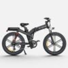 Engwe X26 1000W 26" Fat Bike Pliable E-Mountain Bike Double Batteries EMTB - Noir