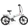 Samebike 20LVXD30-II 350W Vélo électrique de ville pliable - Blanc