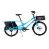 Vélo cargo longtail Yuba kombi - Bleu