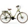 Vélo de Ville Électrique Granville E-Premium Shimano Acera 8V 300 Wh 700 mm Ivoire 2022 - Menthe