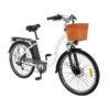 Vélo de trekking électrique DYU C6 350W 26" - Blanc