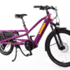 Vélo électrique longtail Yuba Spicy Curry V4 - Violet
