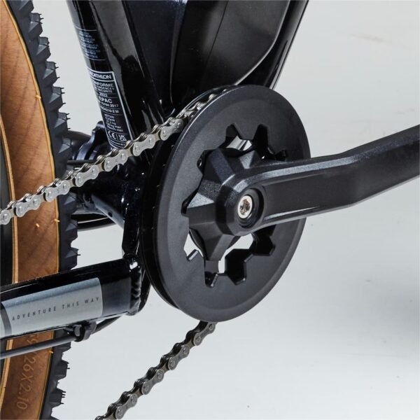 VTT Electrique Semi-rigide Rockrider E ST 500 26" 9-12 ans Noir – Image 5