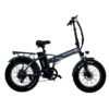 Vélo électrique pliant fatbike velobecane Snow - Gris