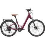Vélo de Ville Électrique Cannondale Mavaro Neo SL 2 Low Step Thru MicroShift 7V 360 Wh 27.5" Rouge